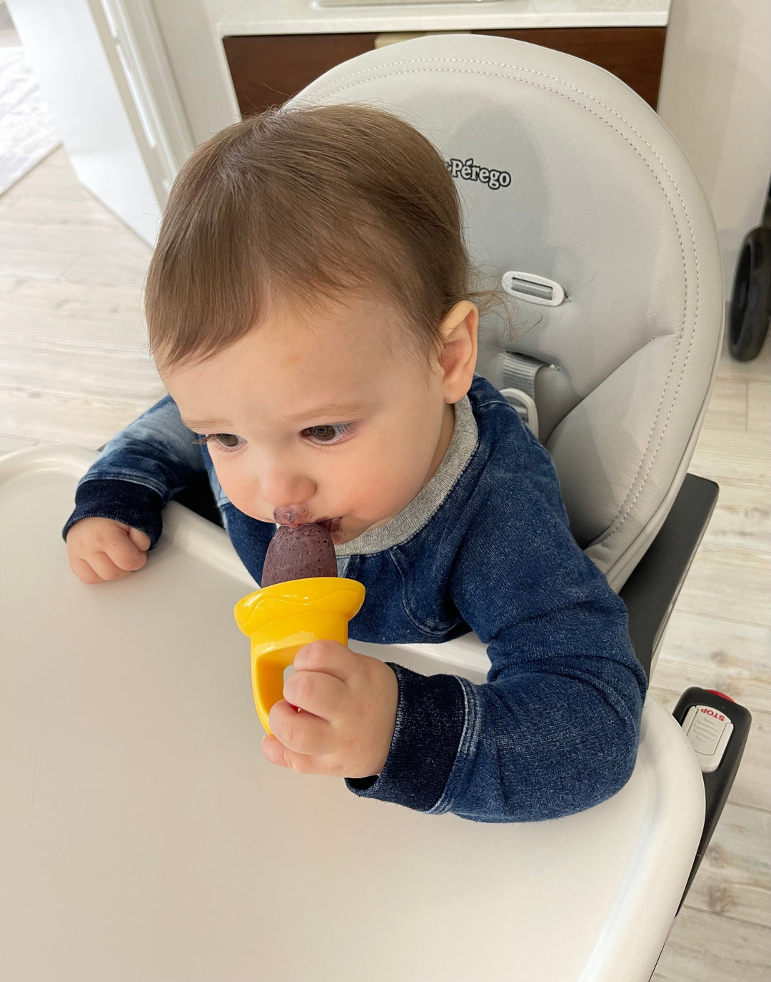 Peanut Butter Berry Smoothie/Teething Pops