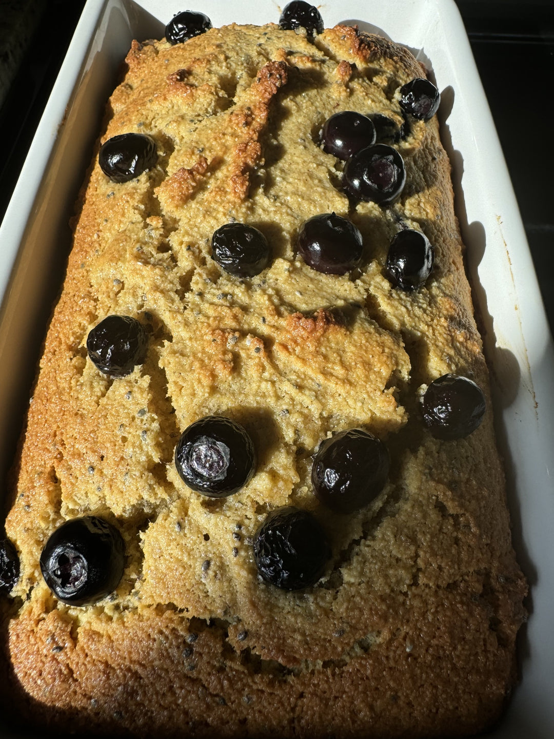 One Bowl Blueberry Banana Bread