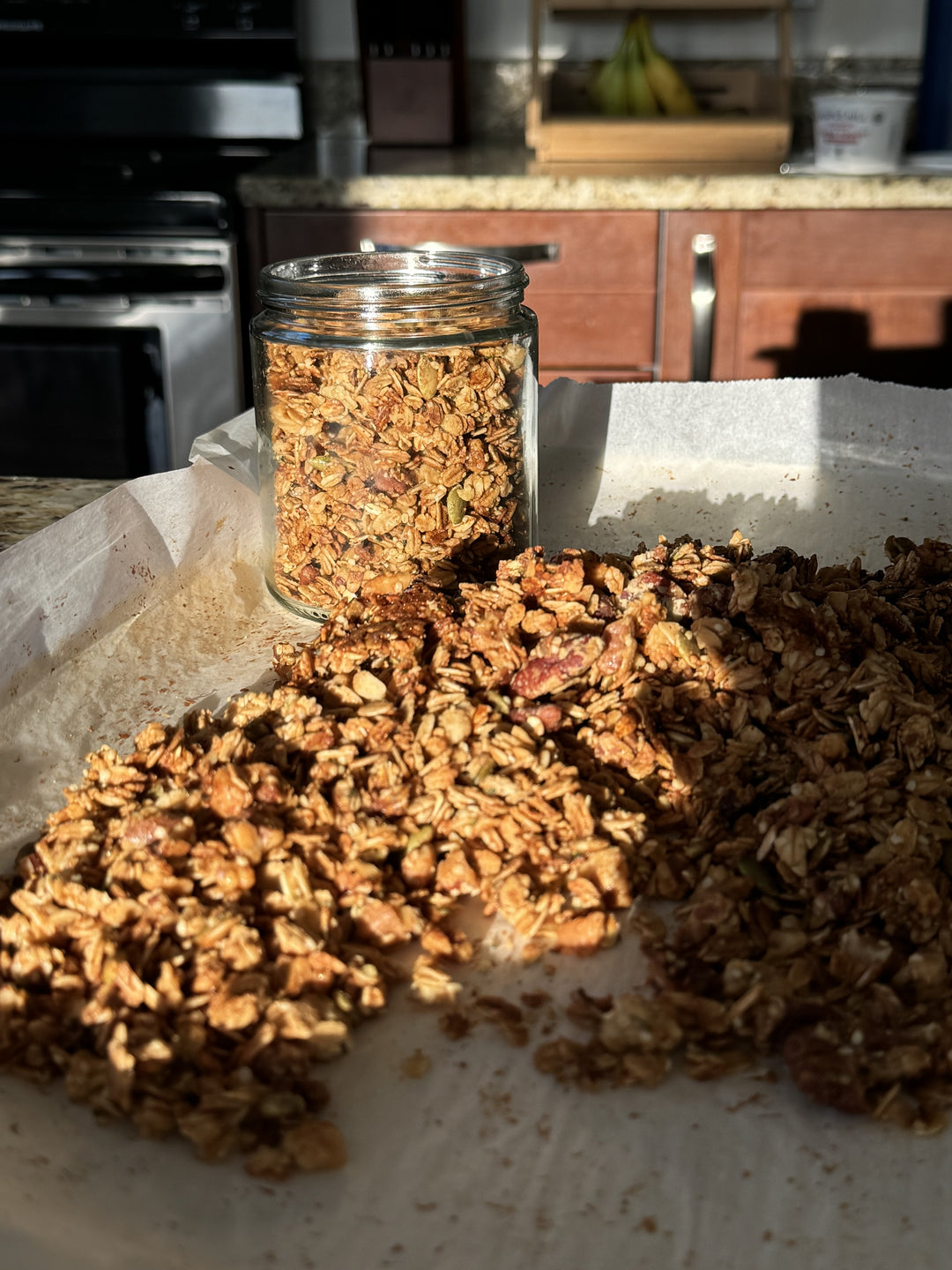 Tahini Maple Granola